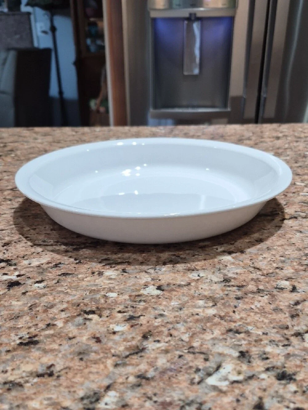 Corning Ware Pie Plate White Ceramic Serving Dish